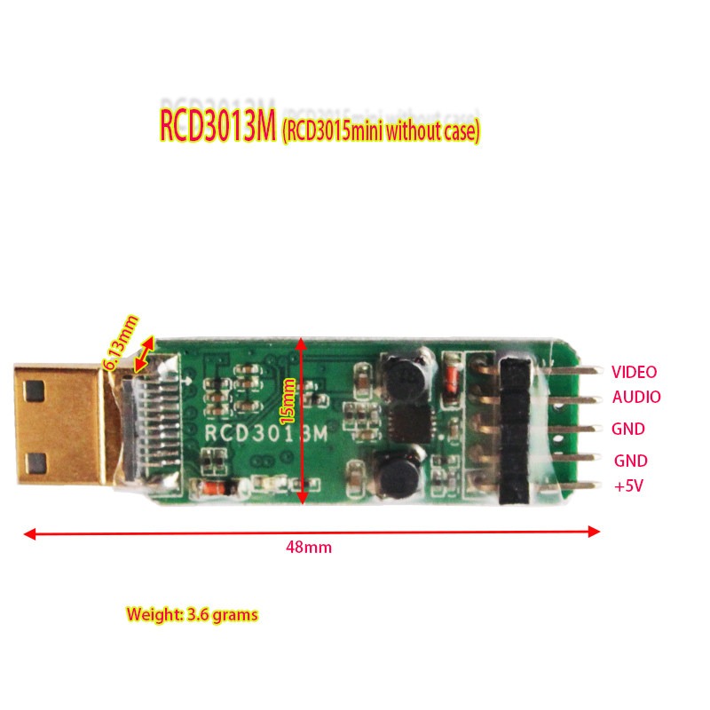 Drone Rc Signal - Módulo Convertidor HDMI a AV RCD3013M