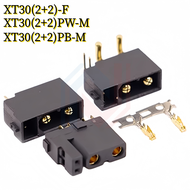 Drone Rc Signal - Conector XT30(2+2) XT30PB/PW(2+2) Macho y Hembra,