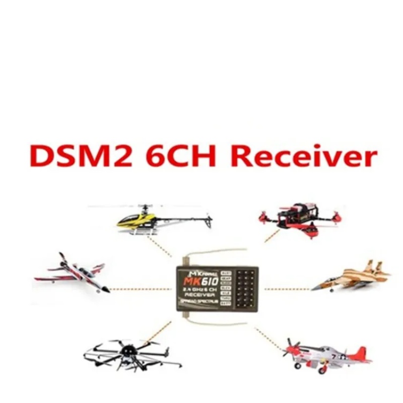 Receptor DSM2 MK610 AR6100 2,4 - Drone Rc Controller And Receiver reseña y precio