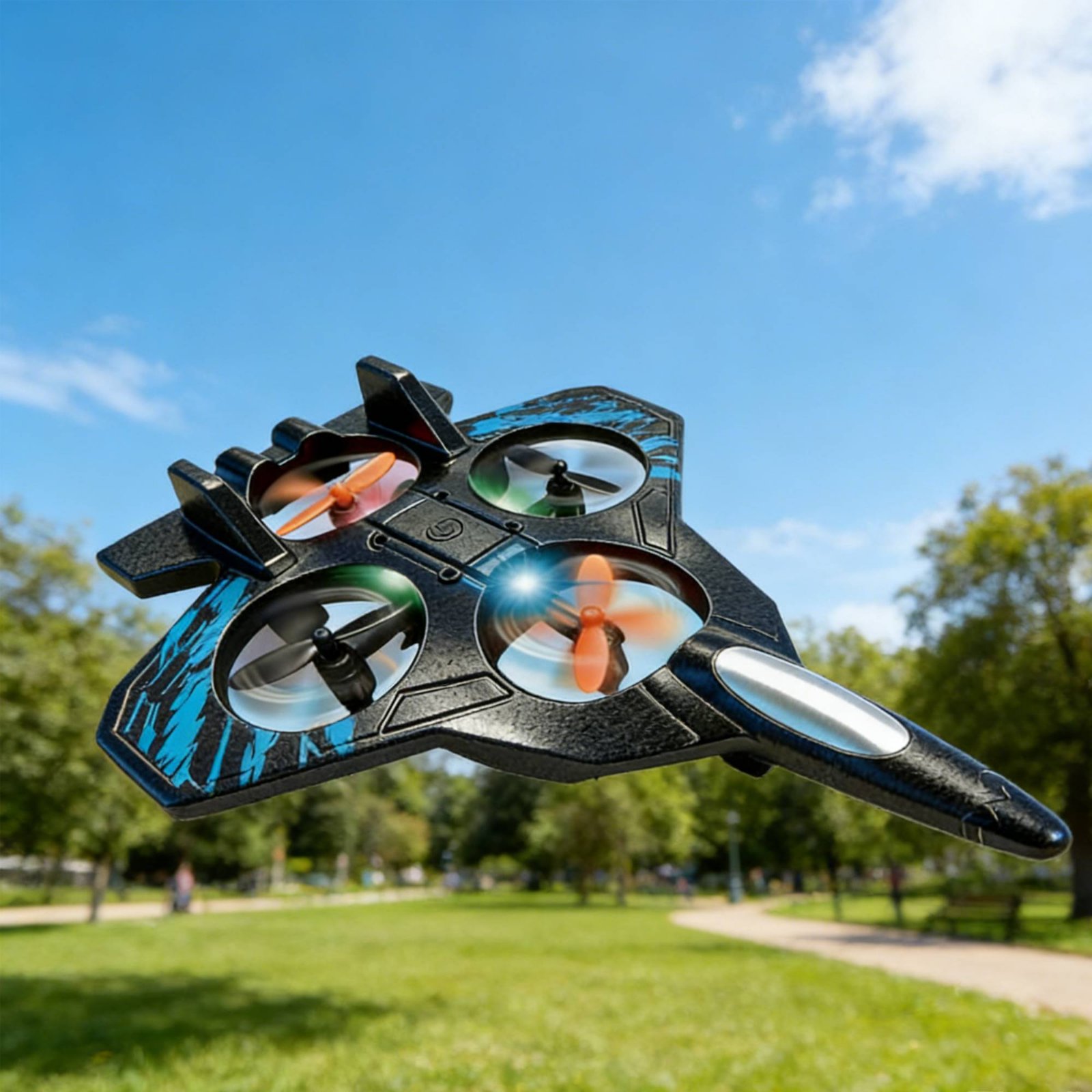 Dron Acrobático Resistente a C - Drone Rc Fighter Jet reseña y precio