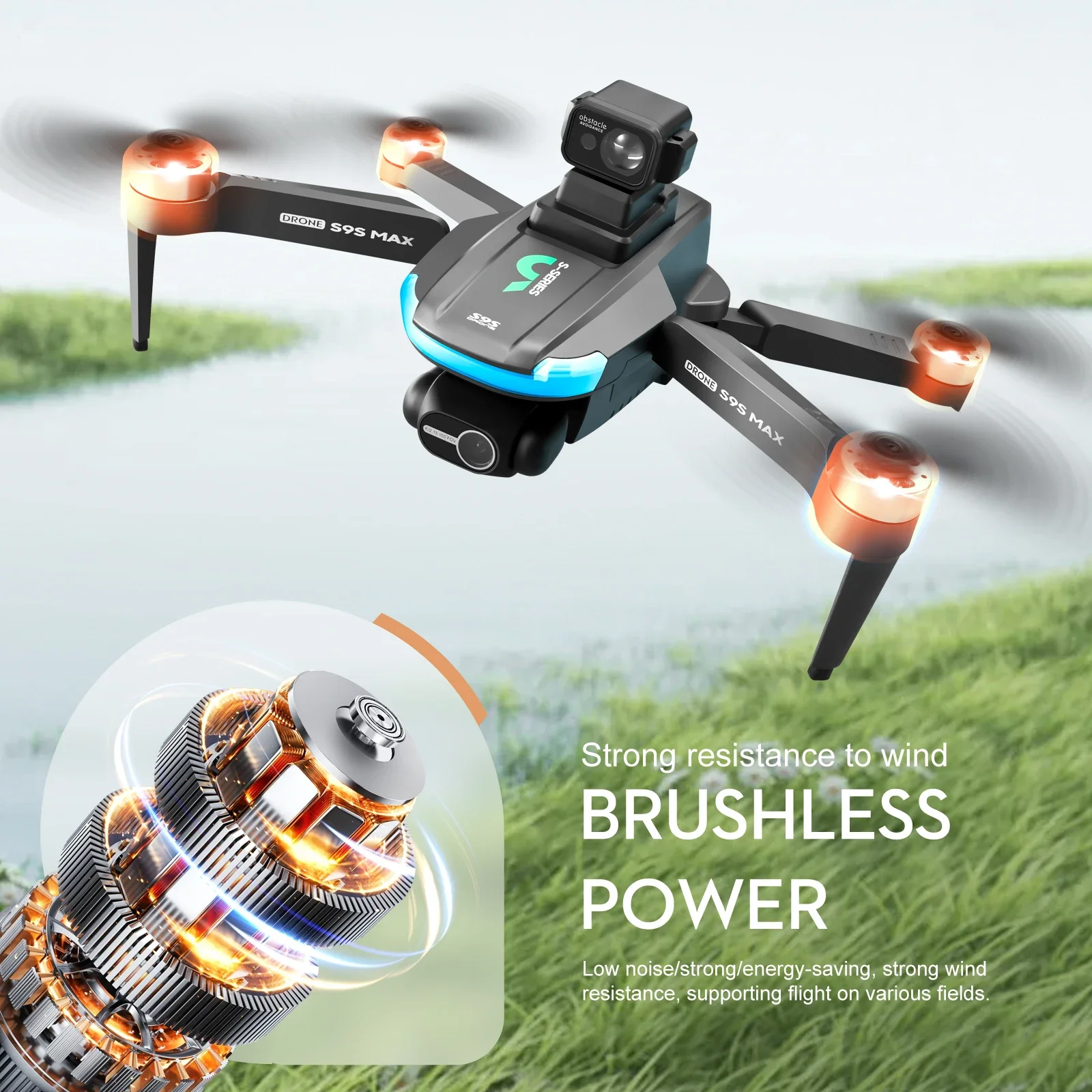 Nuevo S9S MAX MINI Drone 4K 2  - Gps Module Drone reseña y precio