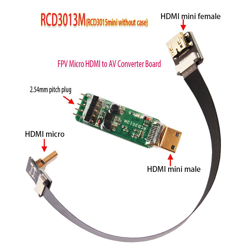 Módulo Convertidor HDMI a AV R - Drone Rc Signal reseña y precio