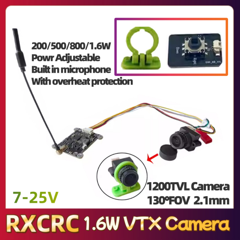 Módulo RXCRC 5.8G 48CH 1.6W VT - Drone Rc Controller And Receiver reseña y precio