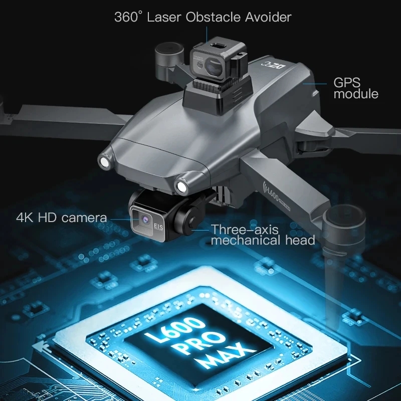 L600 PRO MAX GPS Drone profesi - Gps Module Drone reseña y precio