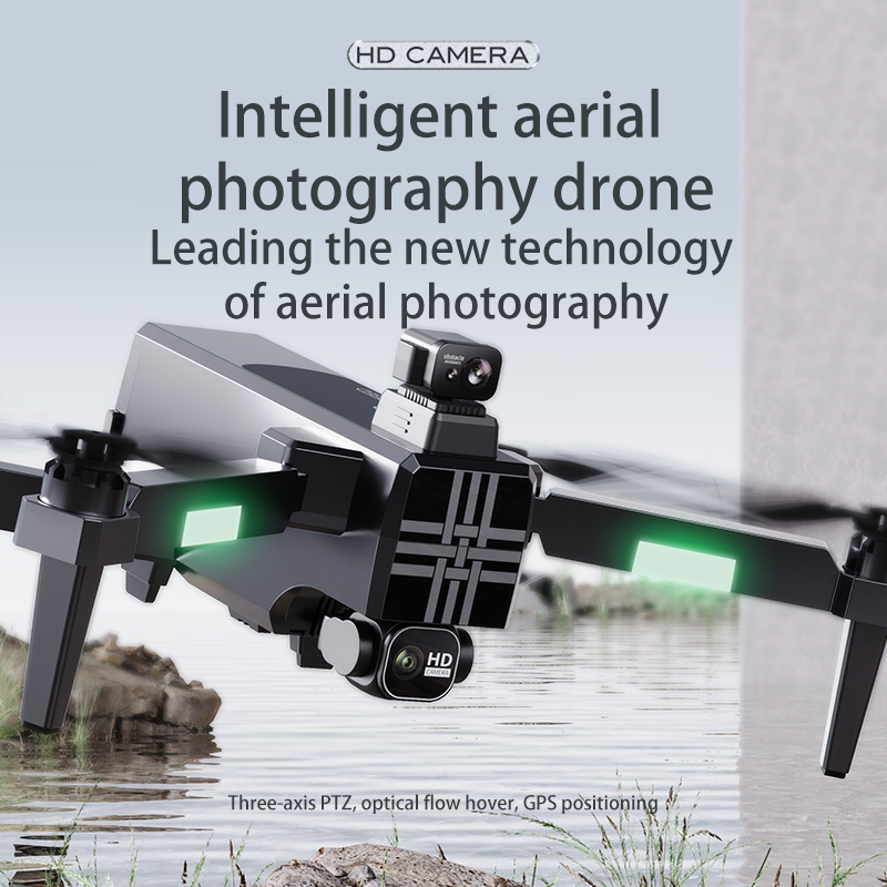 Dron A380 4K HD de tres ejes,  - Gps Module Drone reseña y precio