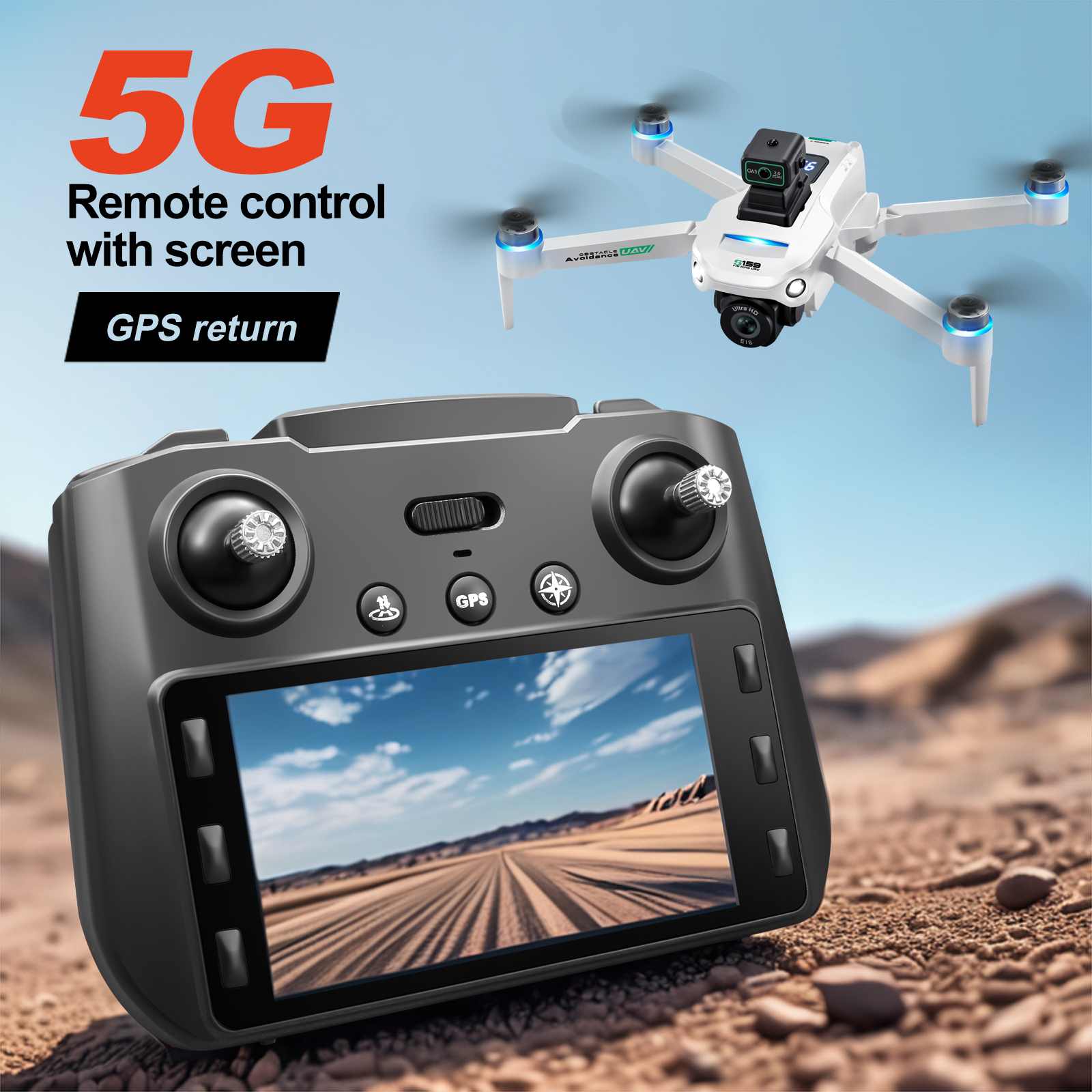 YLR/C S159 GPS 5G WiFi FPV con - Drone Rc Gps S159 reseña y precio